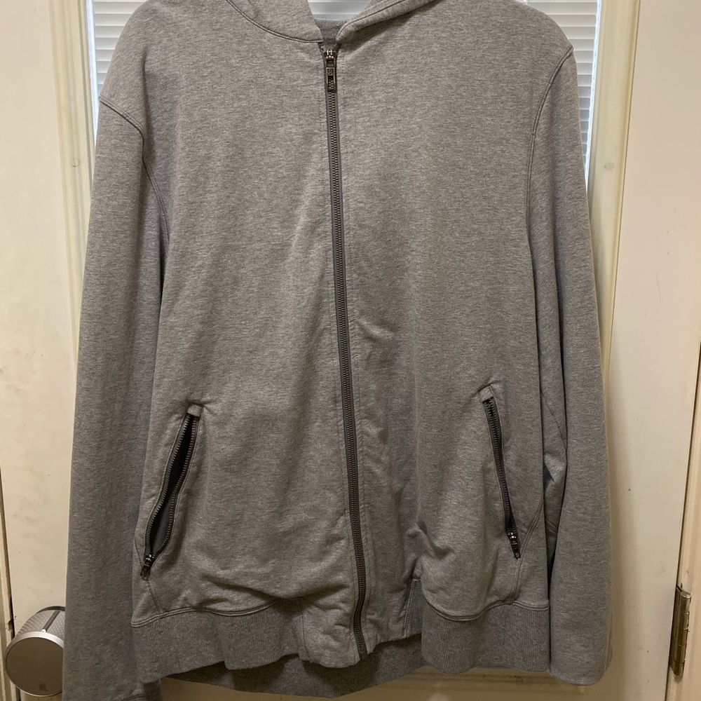 Lululemon Mens Cross Cut Zip Up Hoodie Jacket